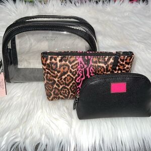 Victoria’s Secret trio make up cosmetic bags set